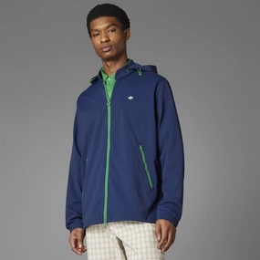 Convertible Hooded Jacket Night Indigo Adidas sportswear for men