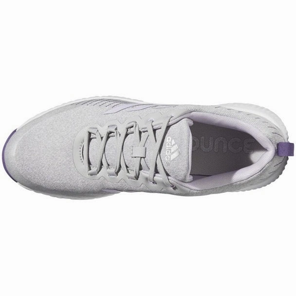 Walking Shoes New Women's Adidas Response Bounce 2 Golf Shoes Gray/Purple  MSP$85 Bold Color Shoes