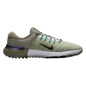 Core Walkers Nike Free NN Spikeless Golf Shoes Light Army/Light Silver/Black - SP25 Unisex Move On Low-Top Sneakers, Waterproof Shoes