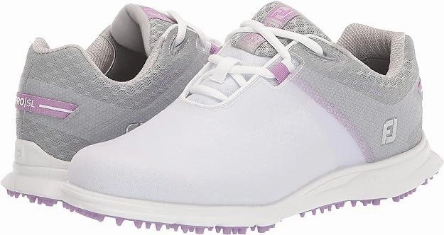 Comfort Sandals Core Comfort New Women's Footjoy Pro SL Sport  White/Purple MSP$175 Performance Fit Classic Athletic Look