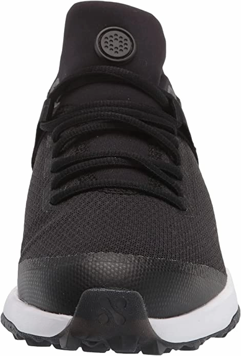 Puma Fusion Men's Evo Golf Shoes On-Feet Lifestyle Shot, Shock-Absorbing Shoes