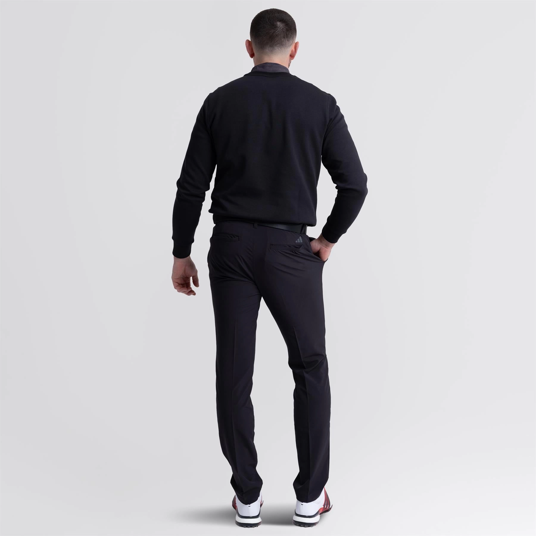 Core Crew Neck Regular Fit Sweatshirt Black Adidas Men's Sportswear