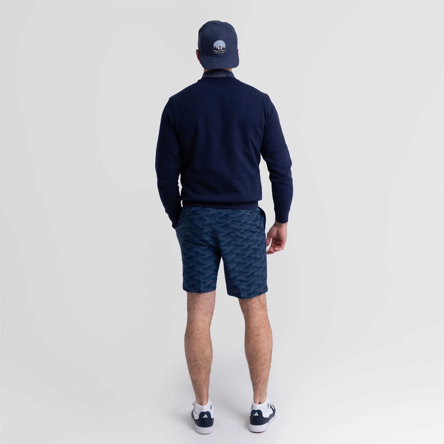 Core Crew Neck Regular Fit Sweatshirt Navy Adidas Men's Sportswear