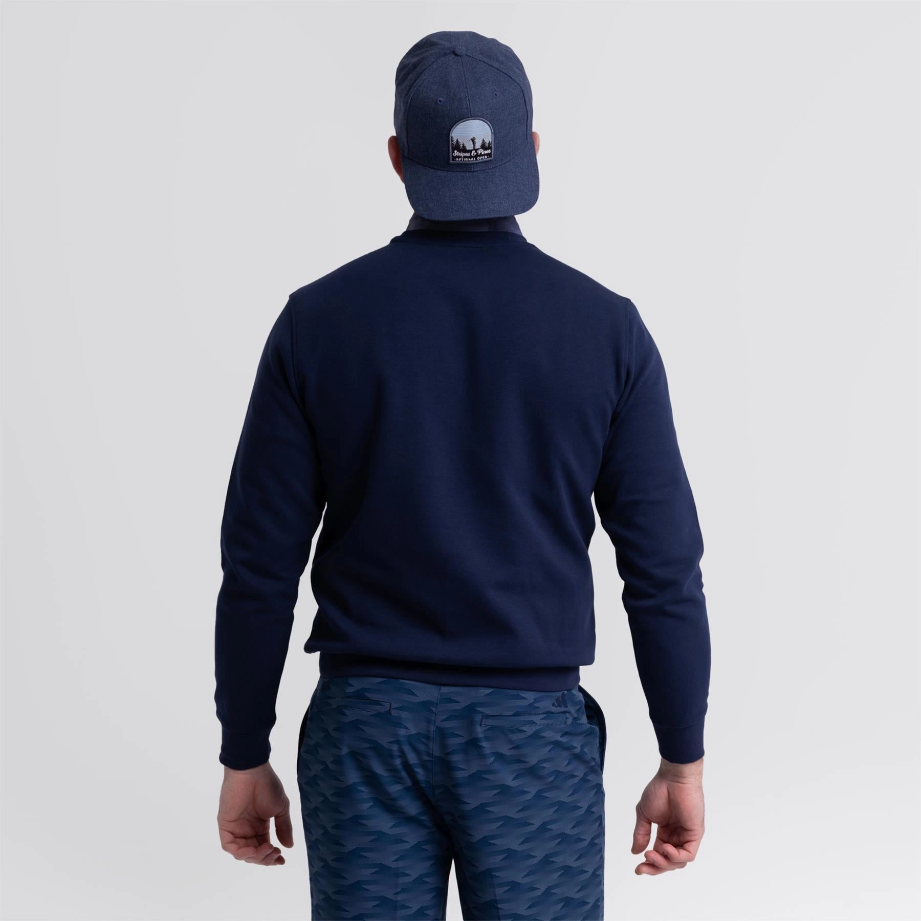 Core Crew Neck Regular Fit Sweatshirt Navy Adidas Men's Sportswear