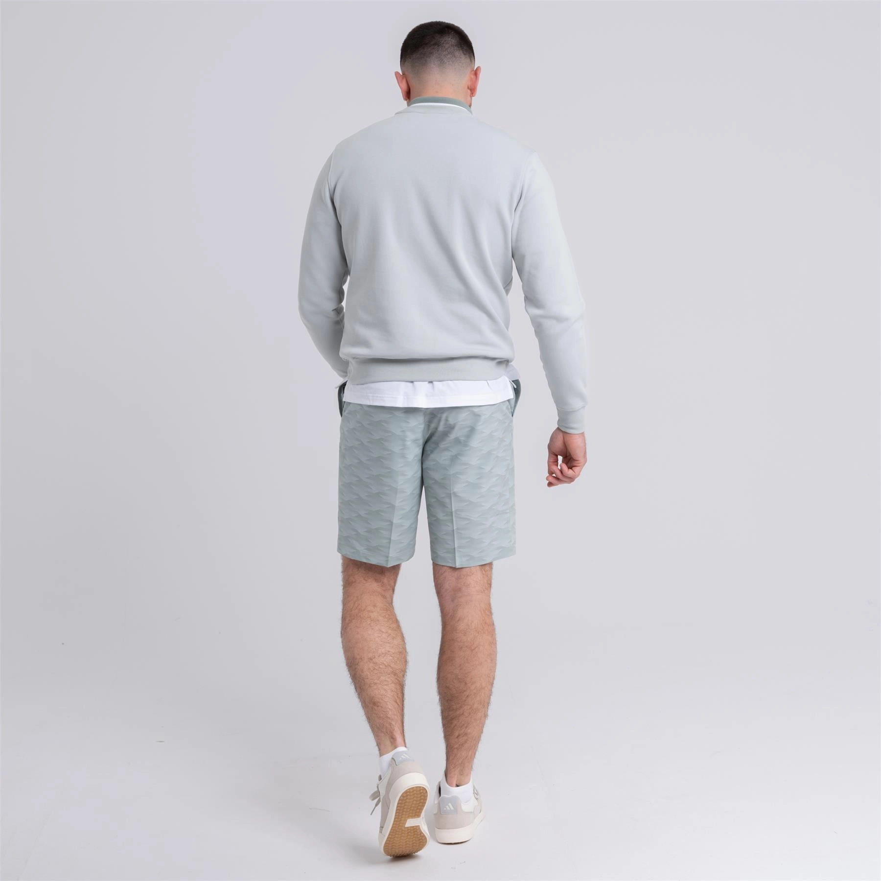 Core Crew Neck Regular Fit Sweatshirt Wonder Silver Adidas Men's Sportswear