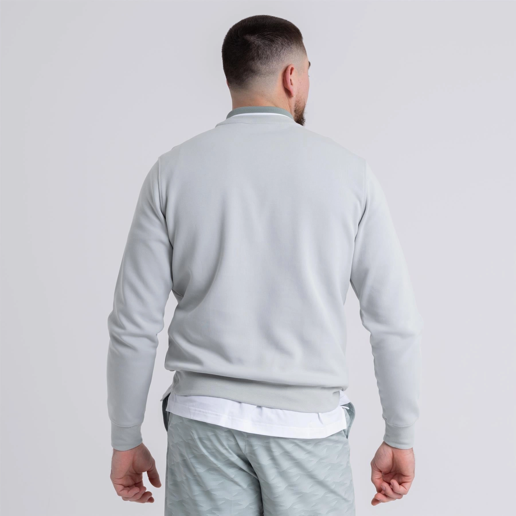 Core Crew Neck Regular Fit Sweatshirt Wonder Silver Adidas Men's Sportswear