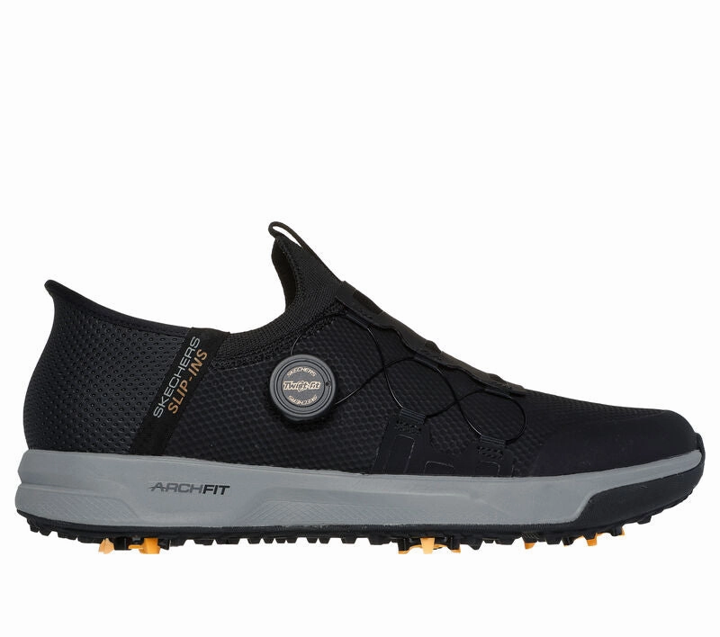 Men's Wide Fit Skechers 214076 Slip-ins Go Golf Elite Vortex Sneakers Responsive Cushioning Shoes, Flexible Trainers