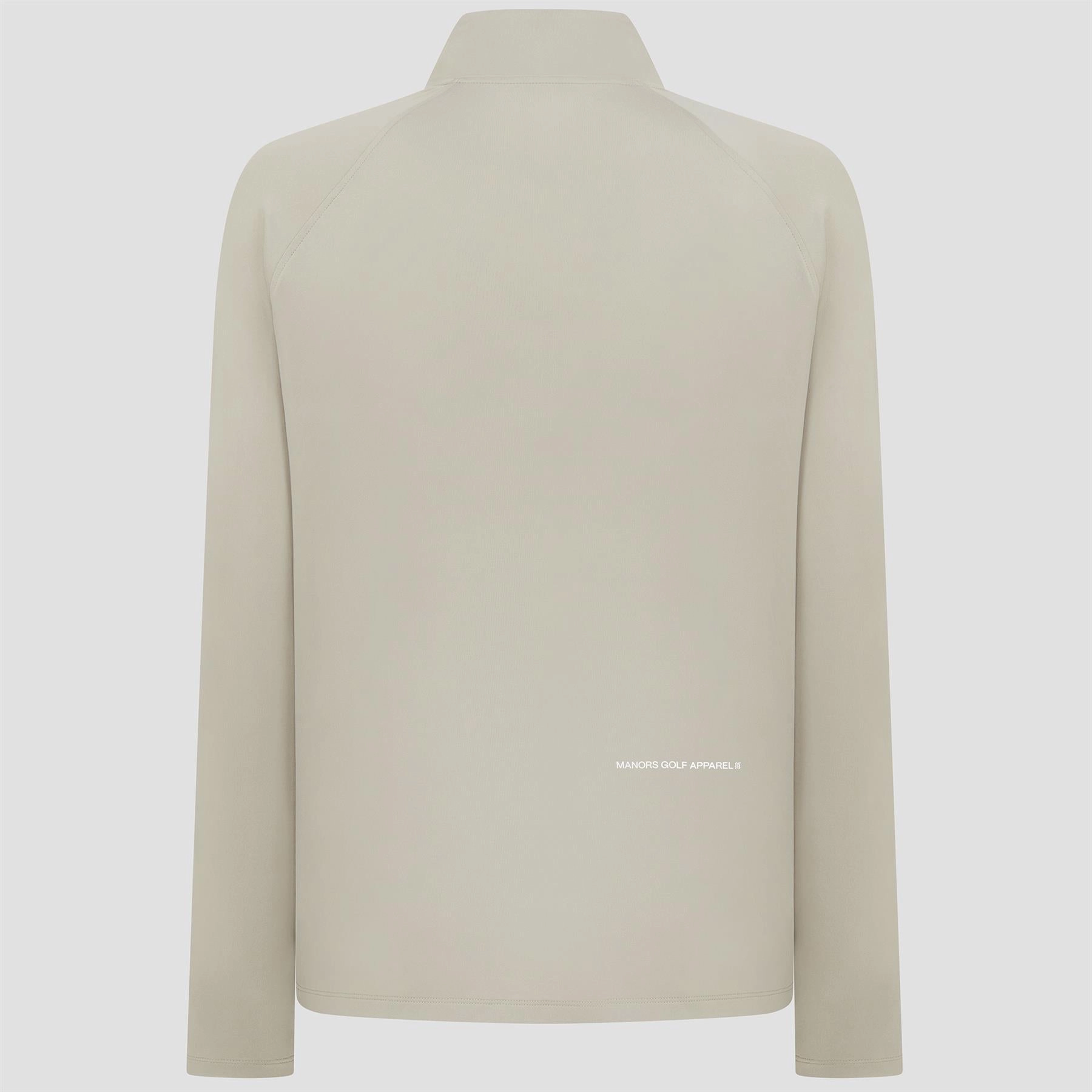Course Quarter Zip Mid Layer Sand Manors Men's Classic Apparel