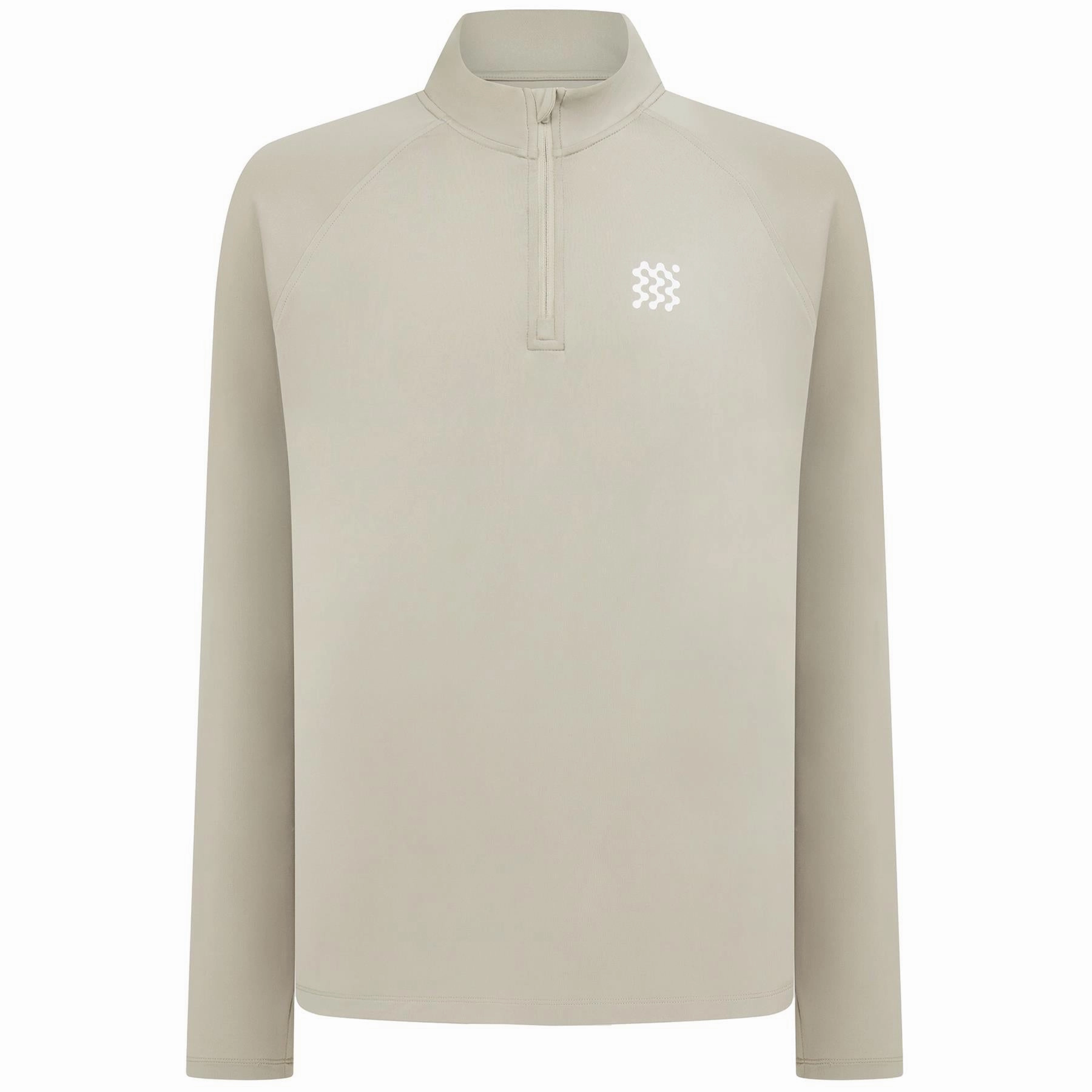 Course Quarter Zip Mid Layer Sand Manors Men's Classic Apparel