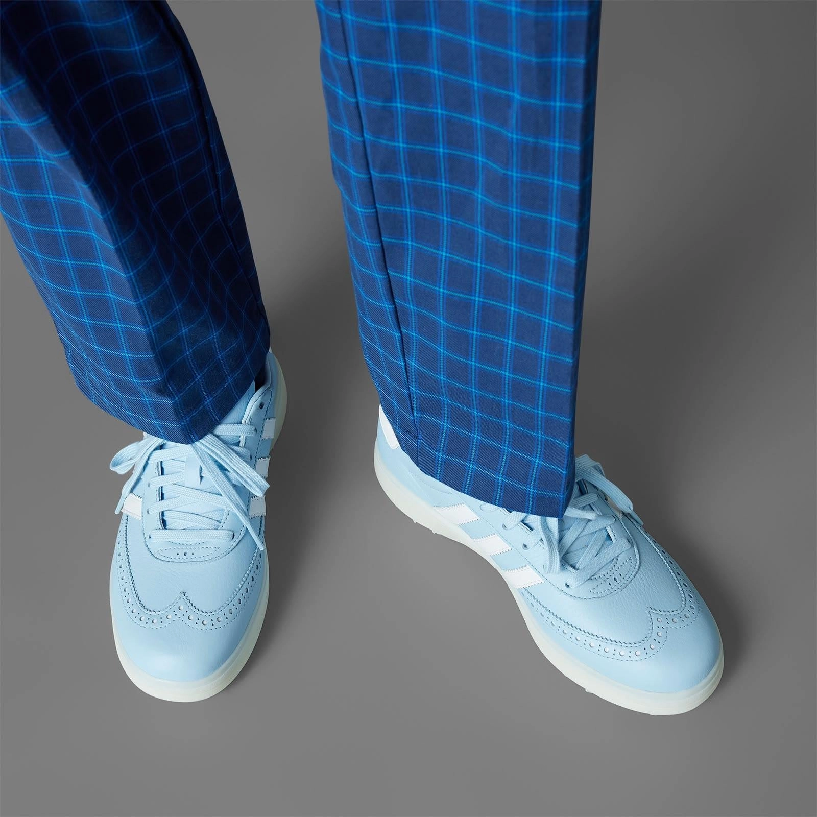 Coursecup Spikeless Golf Shoes Clear Sky/White Adidas Men's Apparel