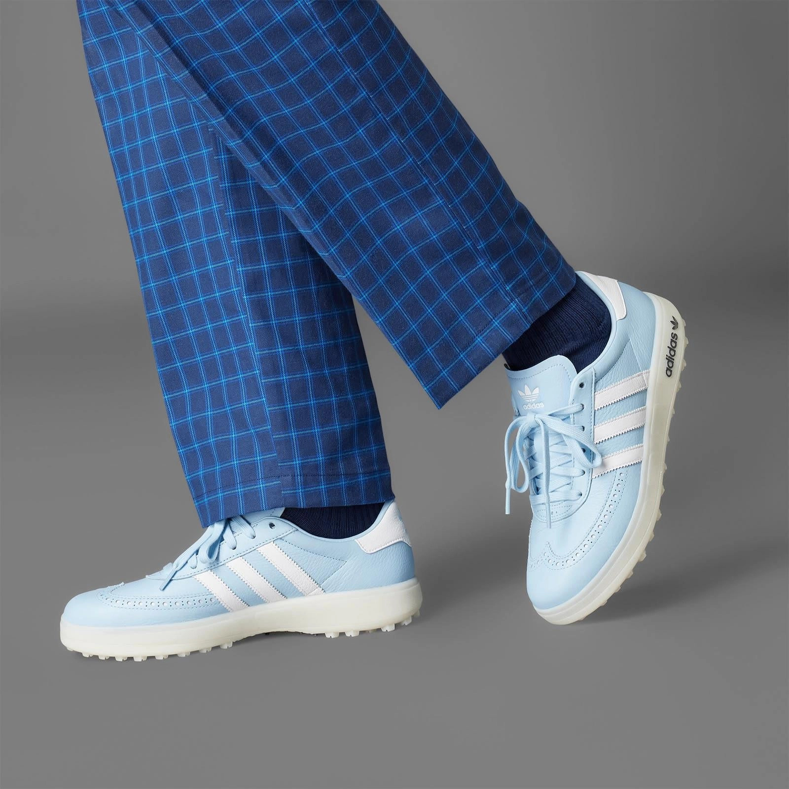 Coursecup Spikeless Golf Shoes Clear Sky/White Adidas Men's Apparel