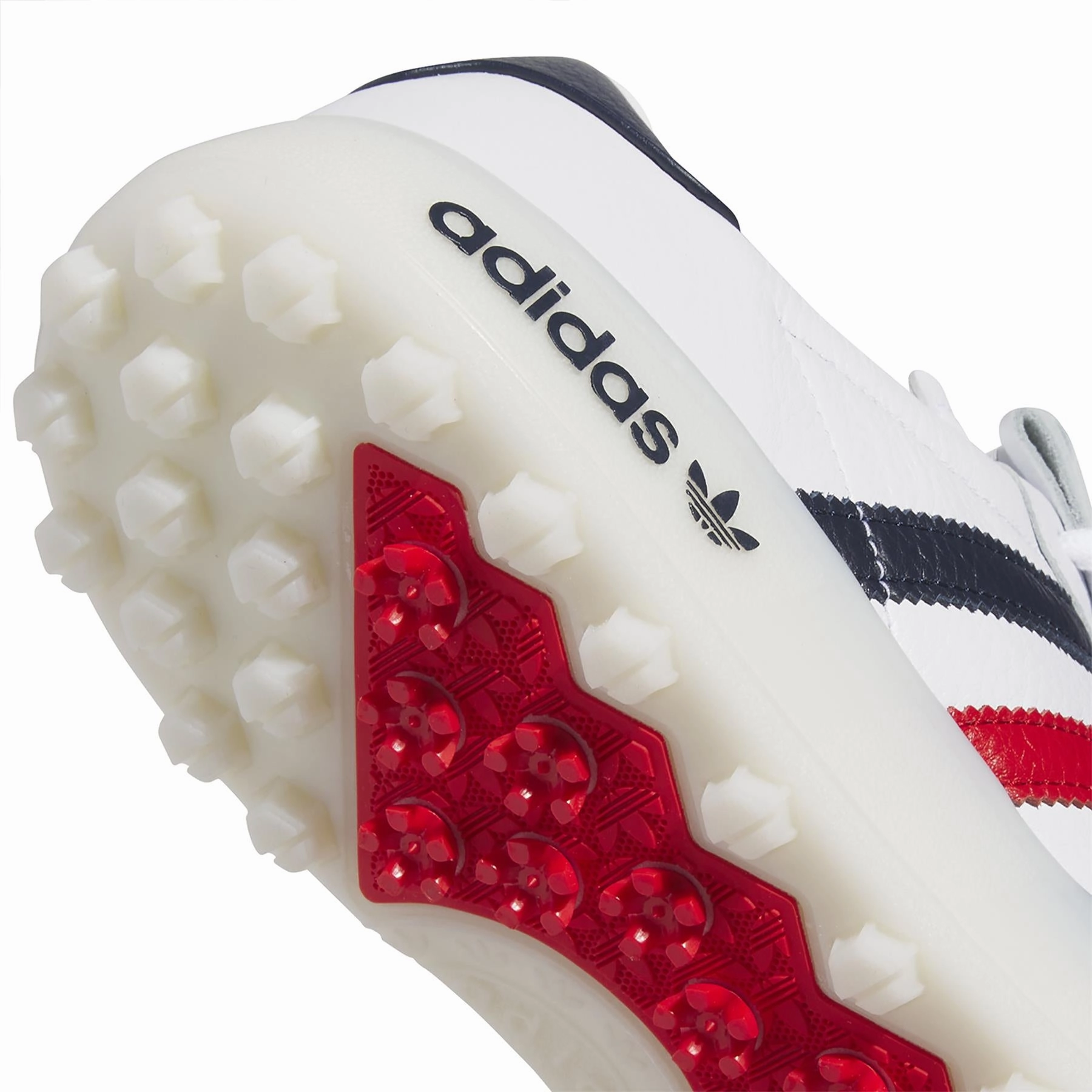 Coursecup Spikeless Golf Shoes White/Indigo/Scarlet Adidas Men's Apparel