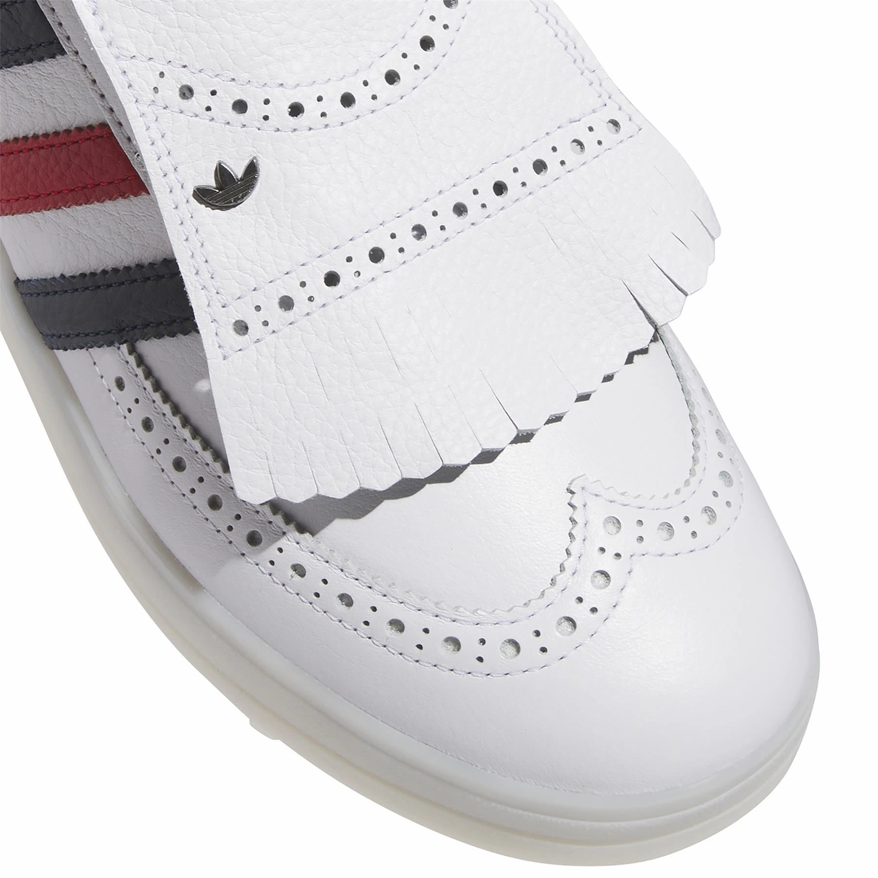 Coursecup Spikeless Golf Shoes White/Indigo/Scarlet Adidas Men's Apparel
