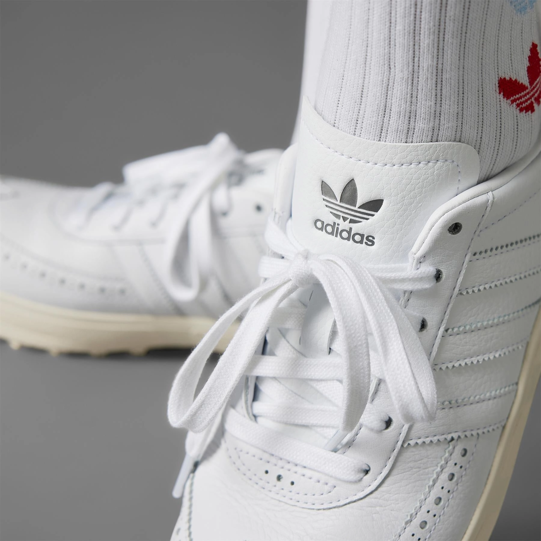 Coursecup Spikeless Golf Shoes White/Iron Adidas Men's Apparel