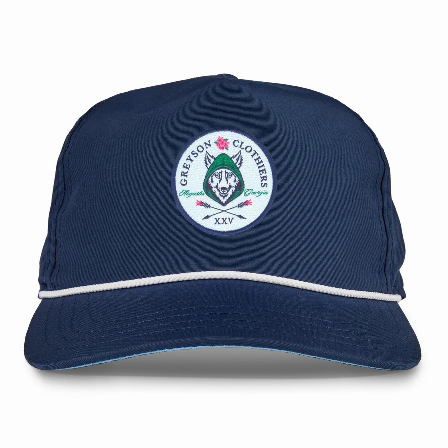 Crest Rope Hat Maltese Blue Greyson men's premium golf clothing