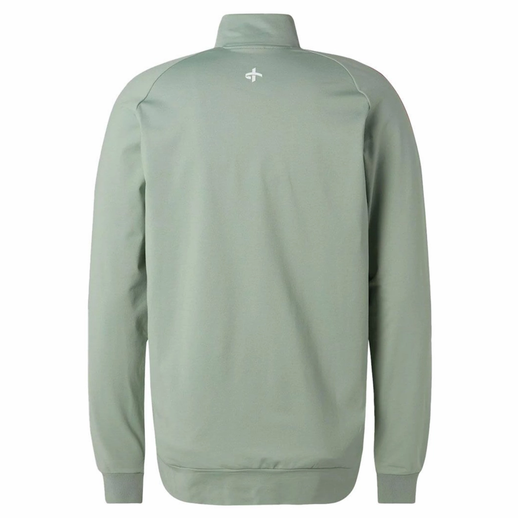 Cross Men's ATHLETIC FULL ZIP MIDLAYER - JADE Cross Men's Apparel