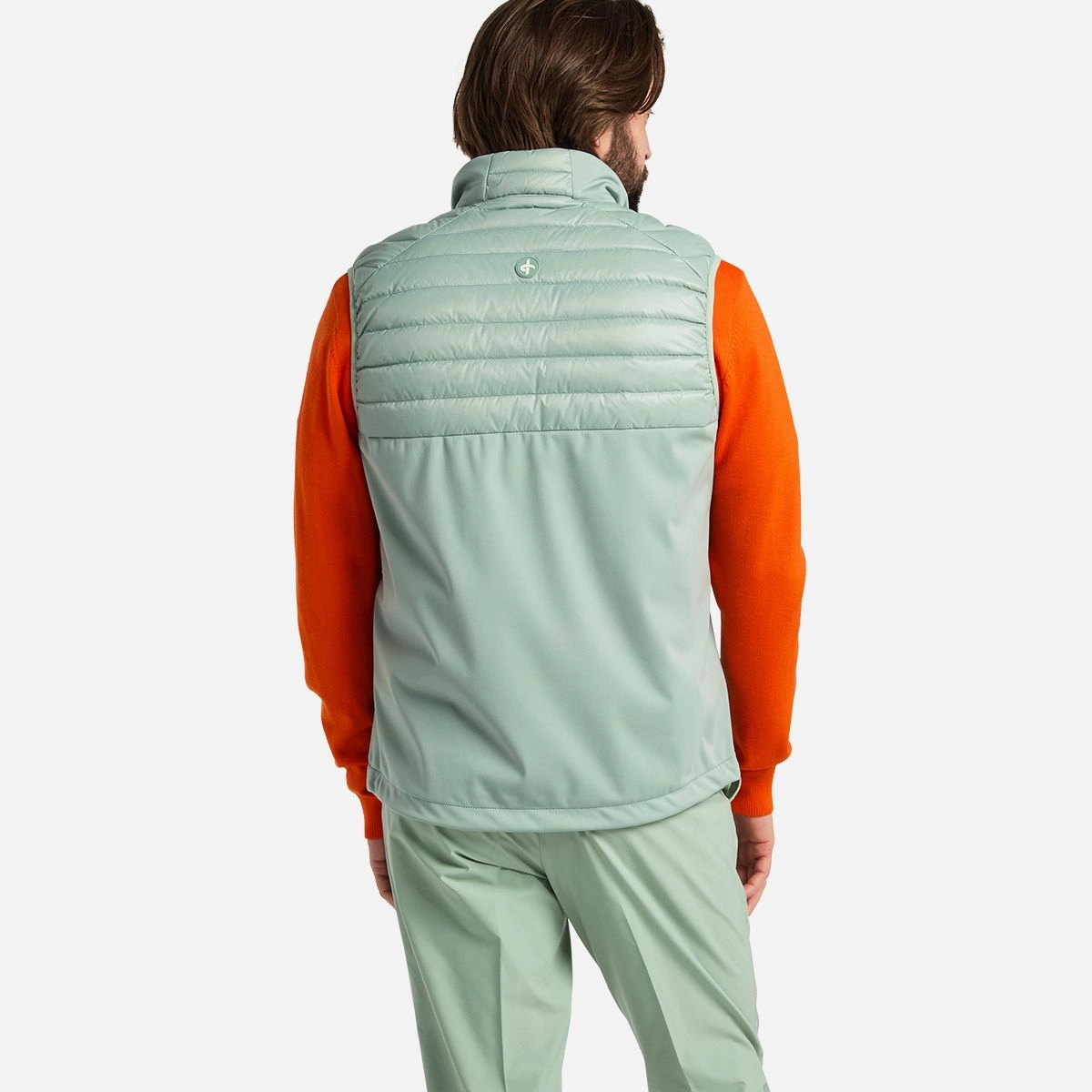 Cross Men's Stance Hybrid Vest - JADE Cross Men's Apparel