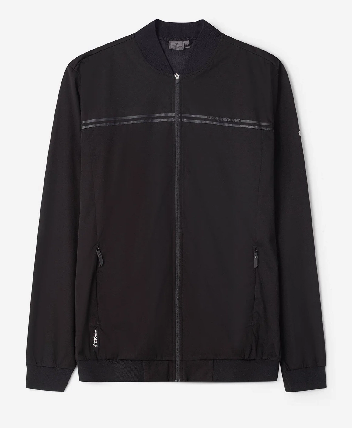 Cross Men's STORM Wind Jacket - BLACK Cross performance wear for men