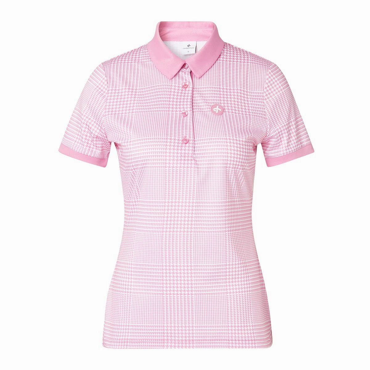 Cross Women's GLENCHECK Polo - FUCHSIA PINK Cross women's sportswear line