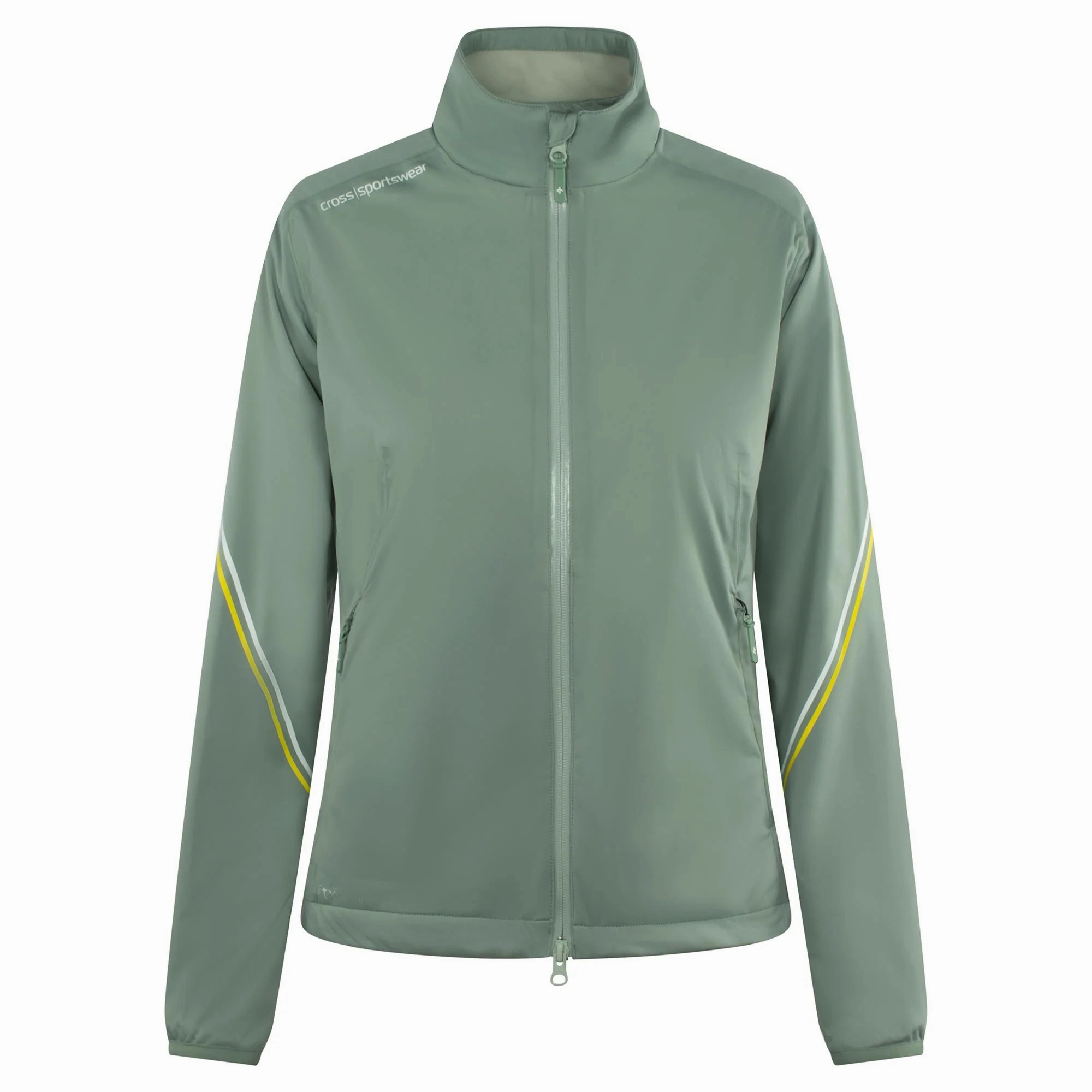 Cross Women's Hurricane FTX 4 Way Stretch Rain Jacket - JADE Cross women's sportswear line