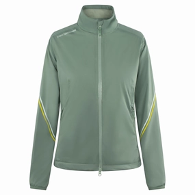 Cross Women's Hurricane FTX 4 Way Stretch Rain Jacket - JADE Cross women's sportswear line