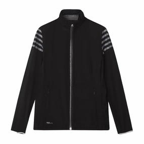 Cross Women's Hurricane Golf Jacket - Black Cross women's golf and casual wear