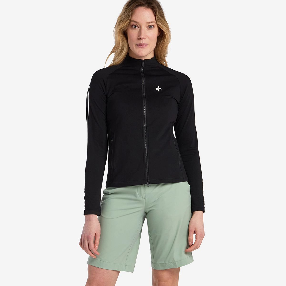 Cross Women's MEDIAN Mid Layer - BLACK Cross Women's Sportswear