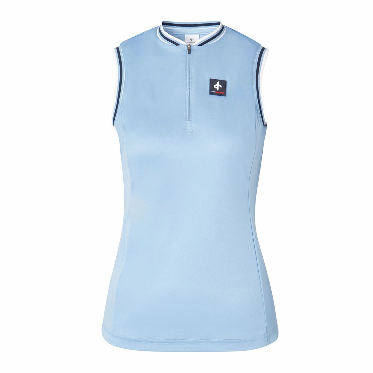 Cross Women's NOSTALGIA Sleeveless Polo - BEL AIR BLUE Cross women's sportswear line