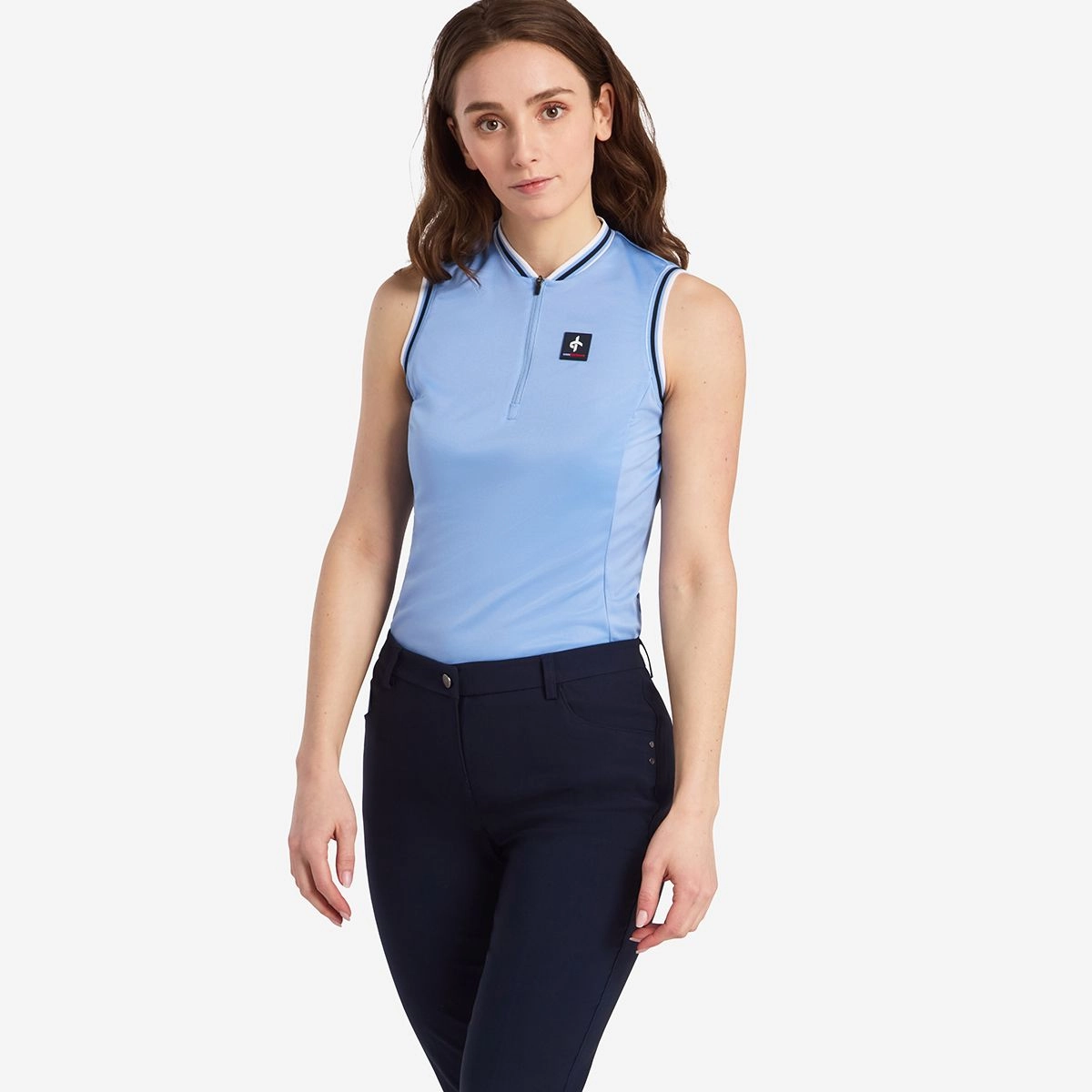Cross Women's NOSTALGIA Sleeveless Polo - BEL AIR BLUE Cross Women's Sportswear