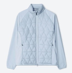 Cross Women's PRIMUS QUILTED JACKET - XENON BLUE Cross women's sportswear line