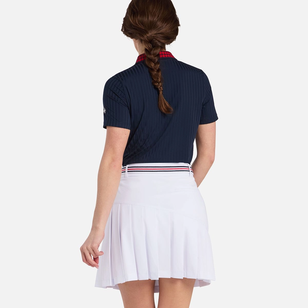 Cross Women's RIB Polo - NAVY Cross Women's Sportswear