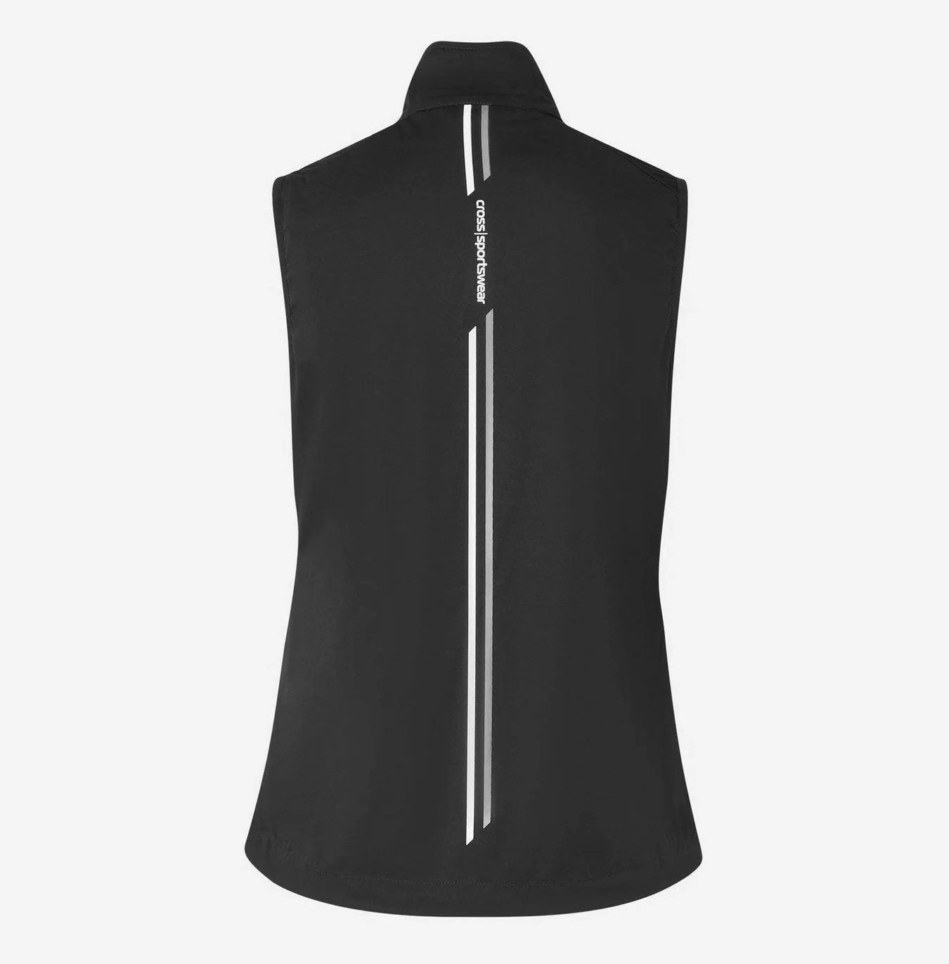 Cross Women's WIND VEST - BLACK Cross Women's Sportswear
