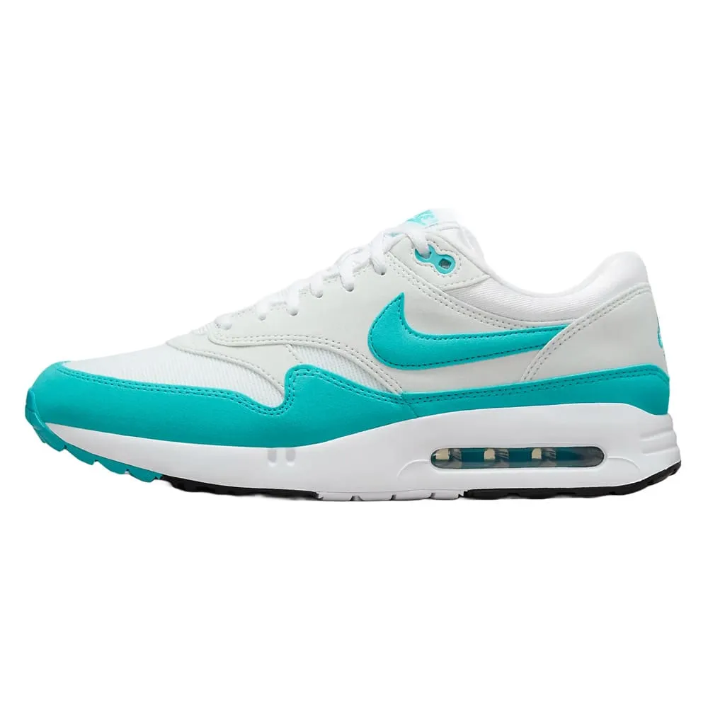 Nike Air Max 1 '86 OG G Spikeless Golf Shoes White/Pure Platinum/Black/Dusty Cactus - FW24 Unisex Cushioned Sneakers