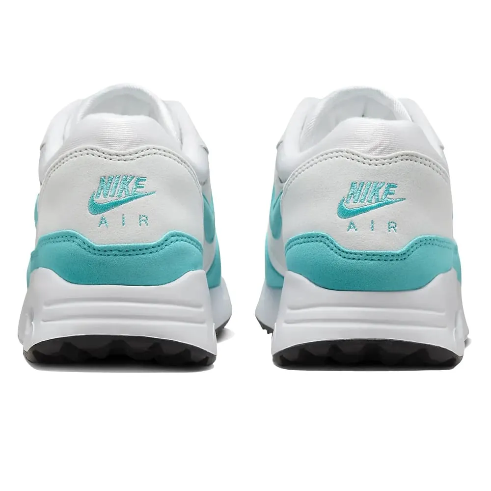 Easy On Shoes, Retro Sneakers Nike Air Max 1 '86 OG G Spikeless Golf Shoes White/Pure Platinum/Black/Dusty Cactus - FW24 Unisex