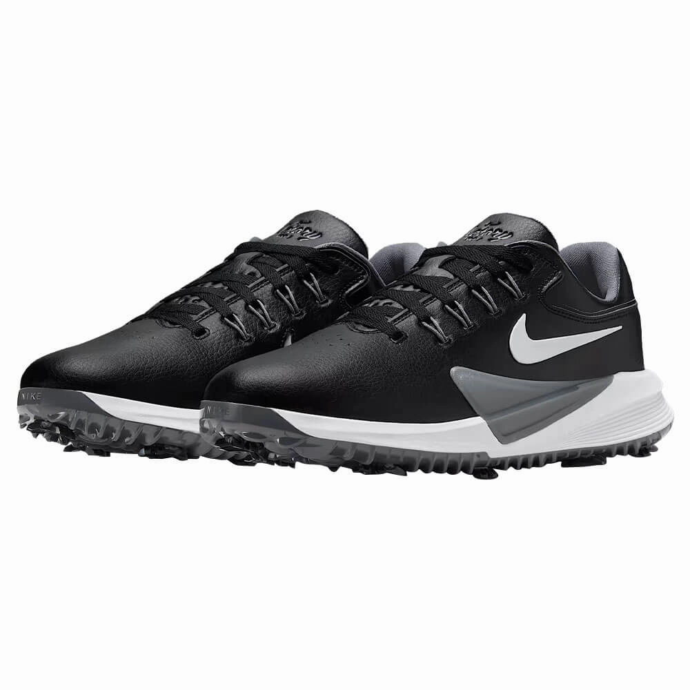 Speed Lace Sneakers, Elastic Gore Shoes, Arch-Friendly Footwear Nike Victory Pro 4 Golf Shoes Black/Iron Grey/White - SP26 Unisex