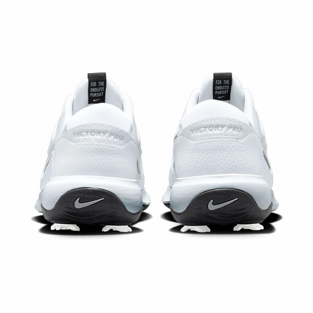 Nike Victory Pro 3 Golf Shoes White/Black/Pure Platinum - FA24 Unisex Stylish Comfort Shoes, Rugged Sole Shoes