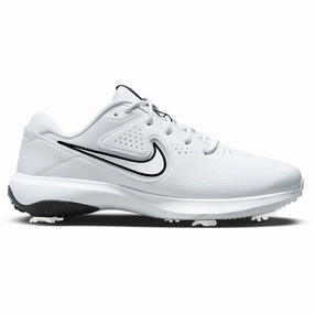 Cushioned Steps Nike Victory Pro 3 Golf Shoes White/Black/Pure Platinum - FA24 Unisex Breathable Knit Trainers Orthopedic Shoes