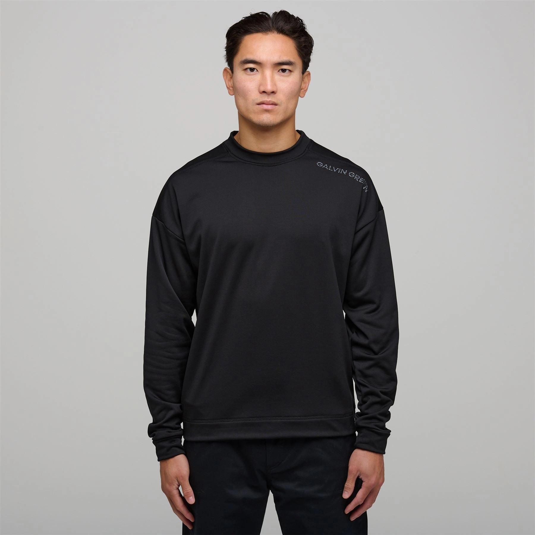 Dante CONCEPT Insula Mid Layer Black Galvin Green men's golf outerwear