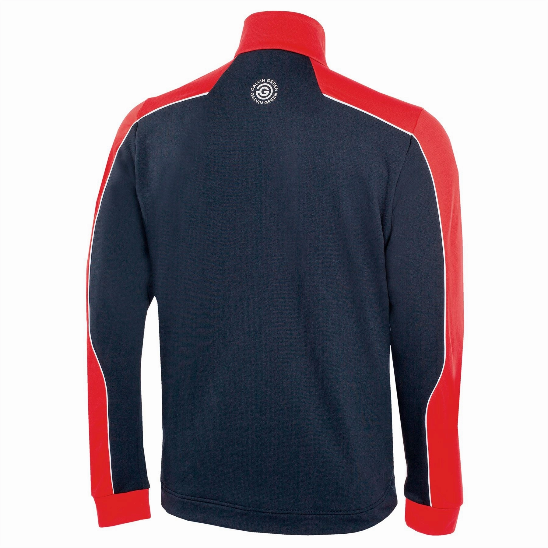 Dave INSULA Warm Half Zip Mid Layer Navy/Red Galvin Green Men's Apparel