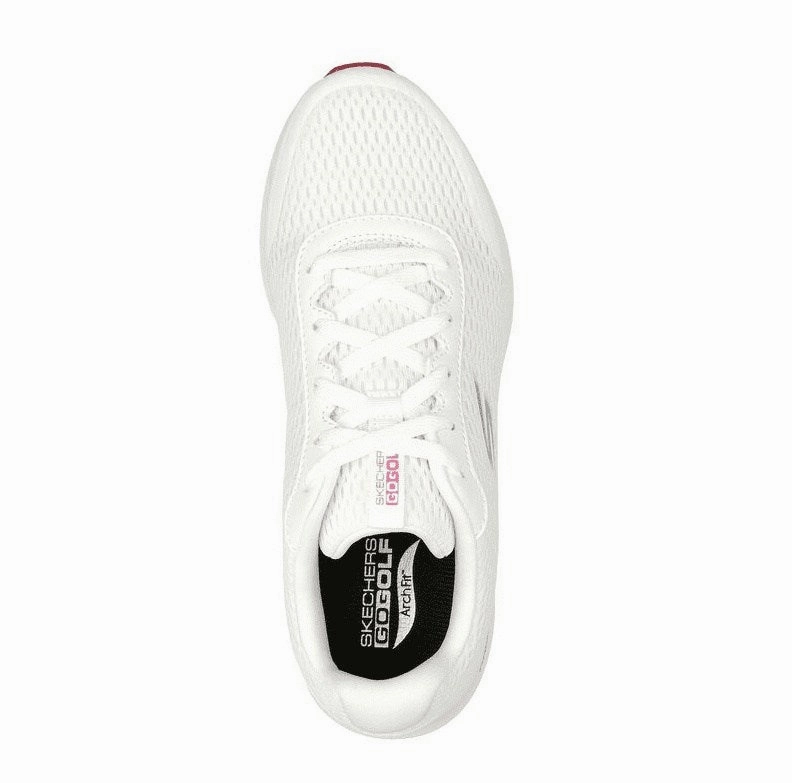Sketchers Ladies Go Golf Max Fairway 3 Golf Shoes 123029 Cushioned Midsoles, Knit Upper Shoes, Slip-On Footwear