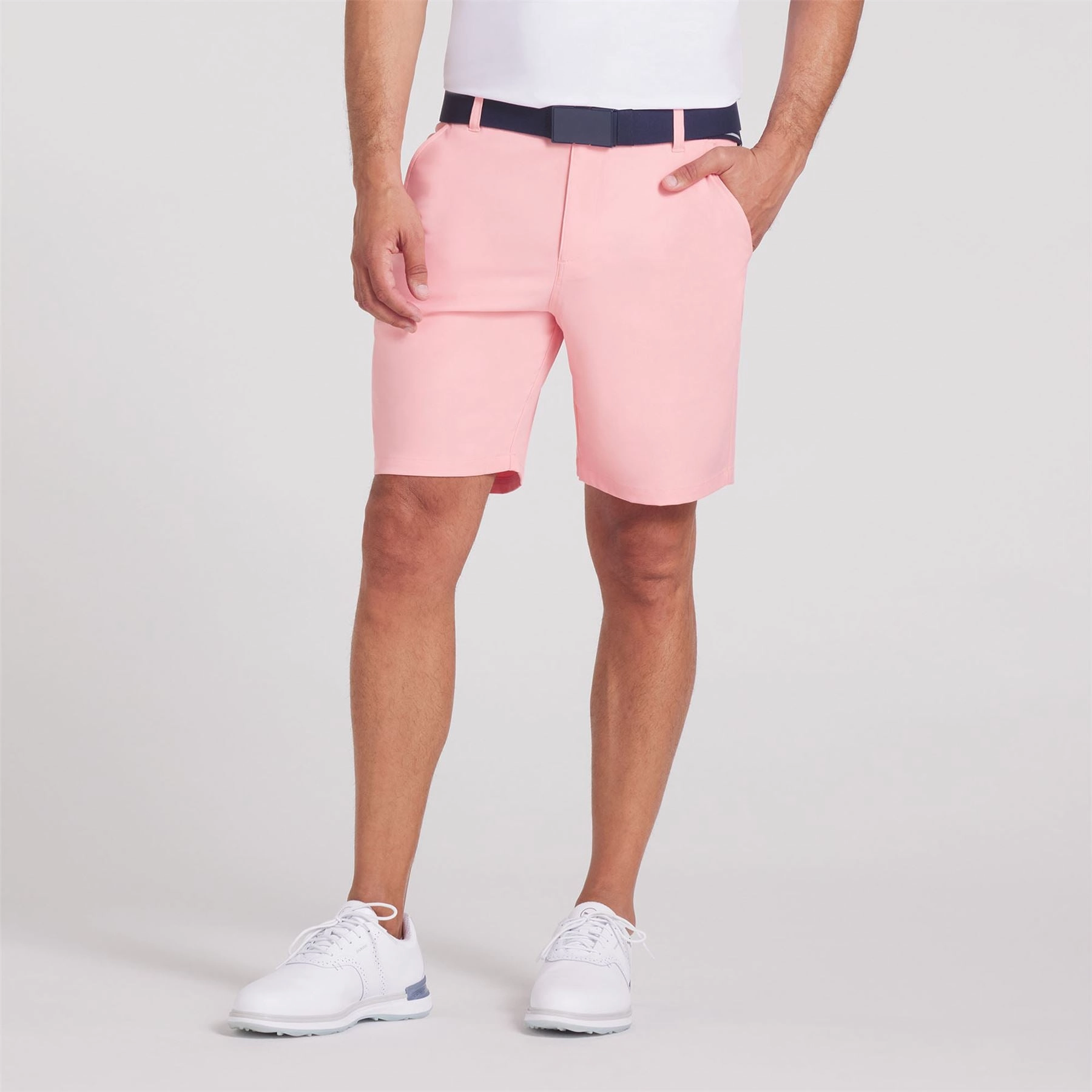 Dealer Shorts 8 Inch Pink Fruit Puma men's athletic clothing