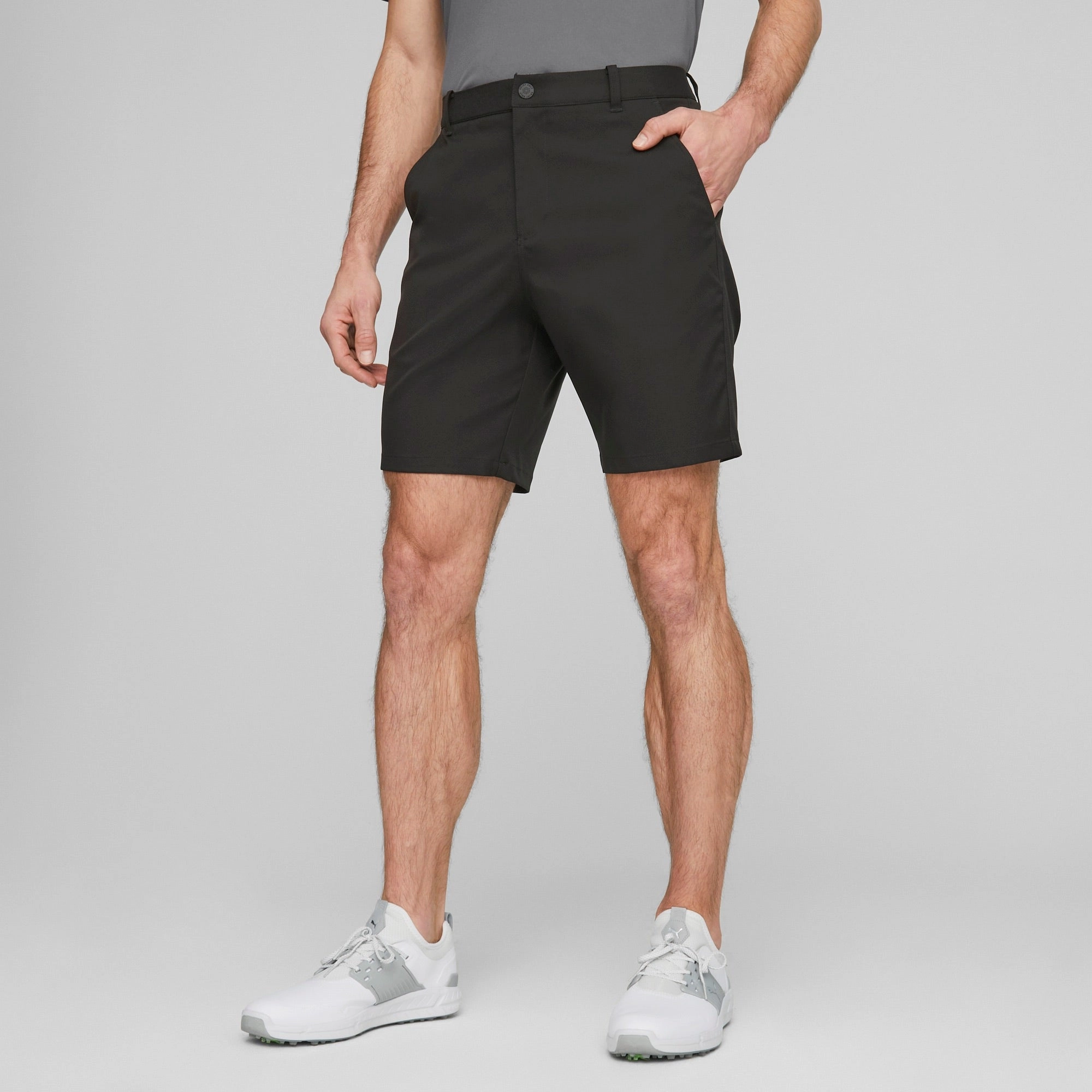 Dealer Shorts Black Puma men's athletic clothing