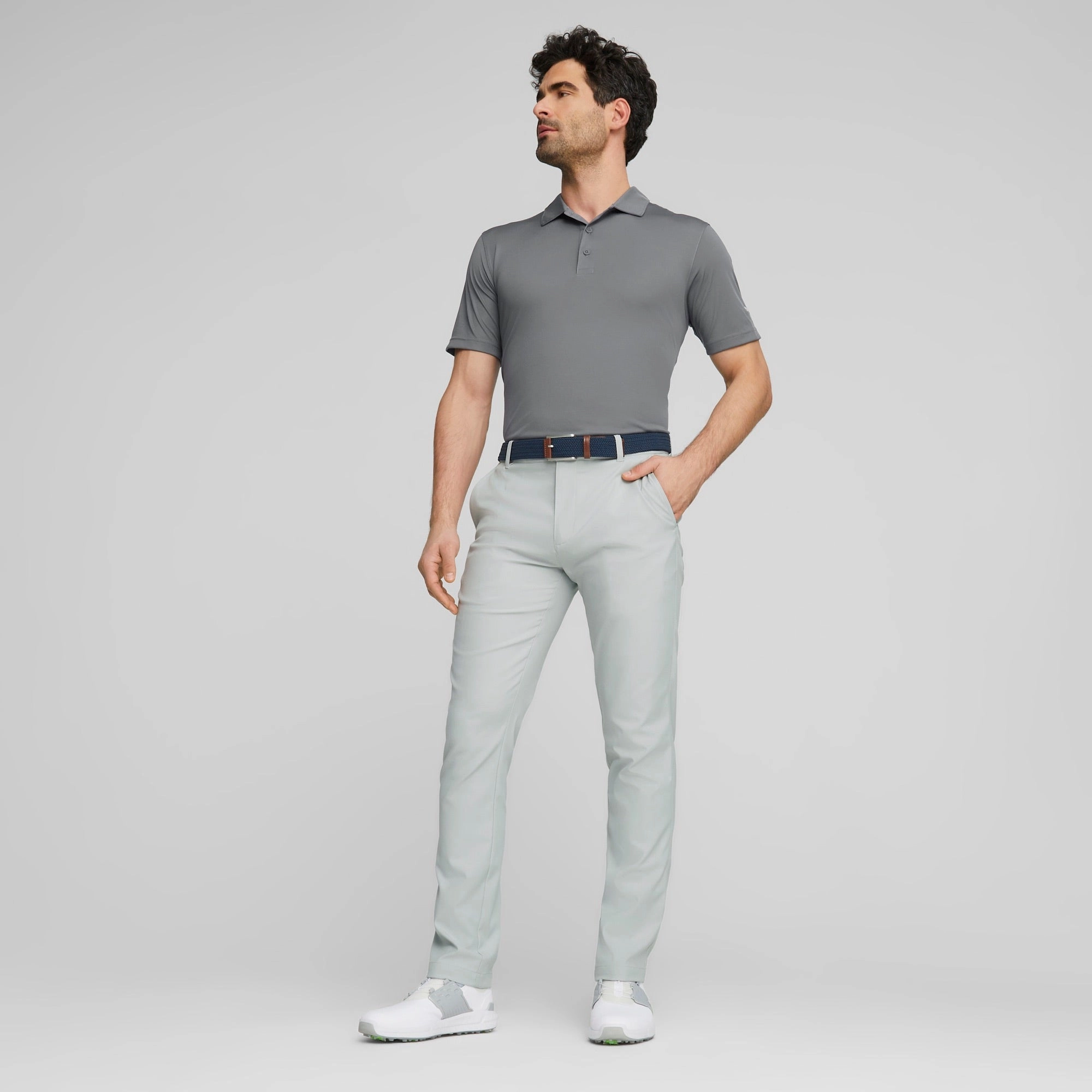 Dealer Tailored Pants Ash Grey Puma Men's Sportswear