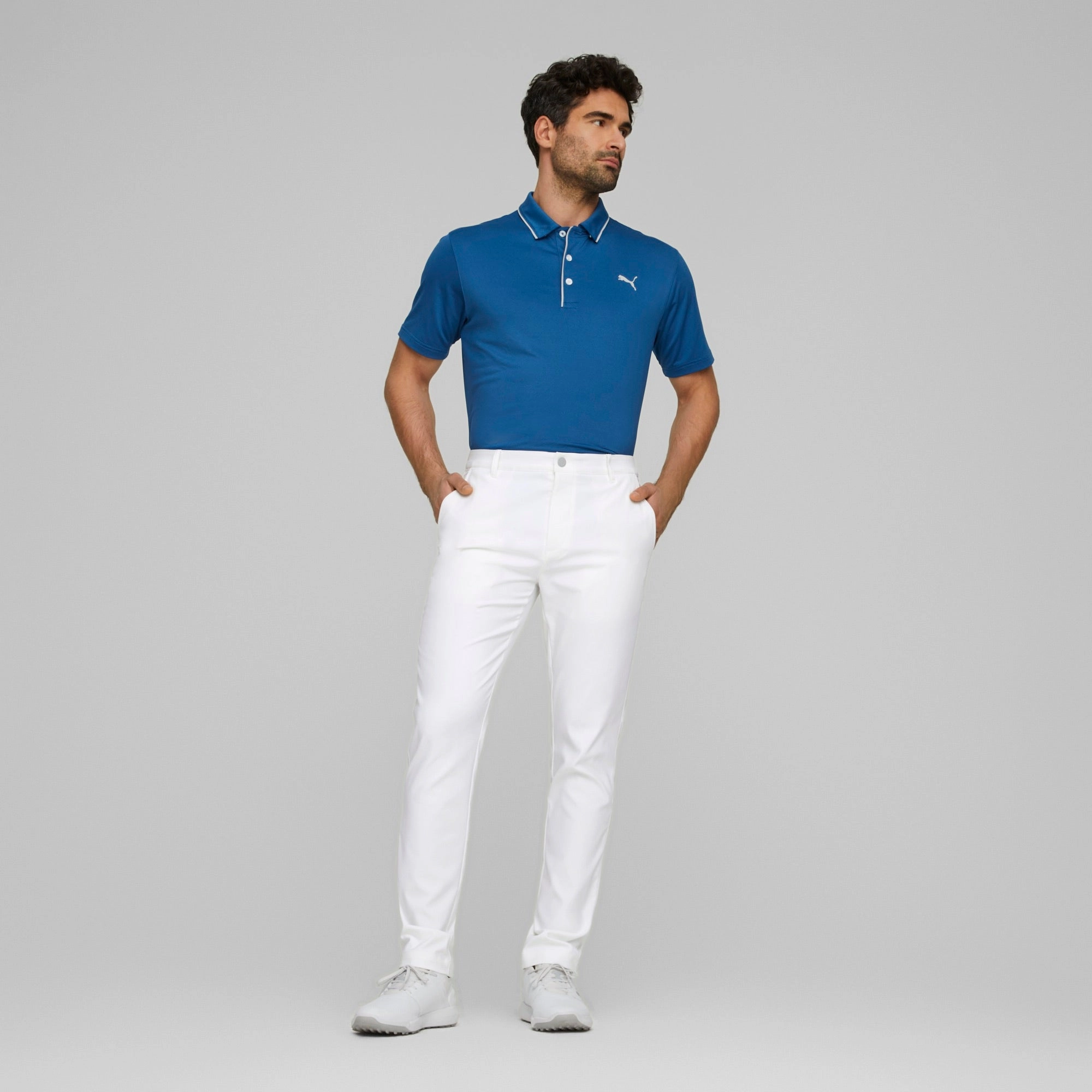 Dealer Tailored Pants White Glow Puma Men's Sportswear