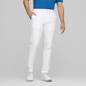 Dealer Tailored Pants White Glow Puma men's athletic clothing