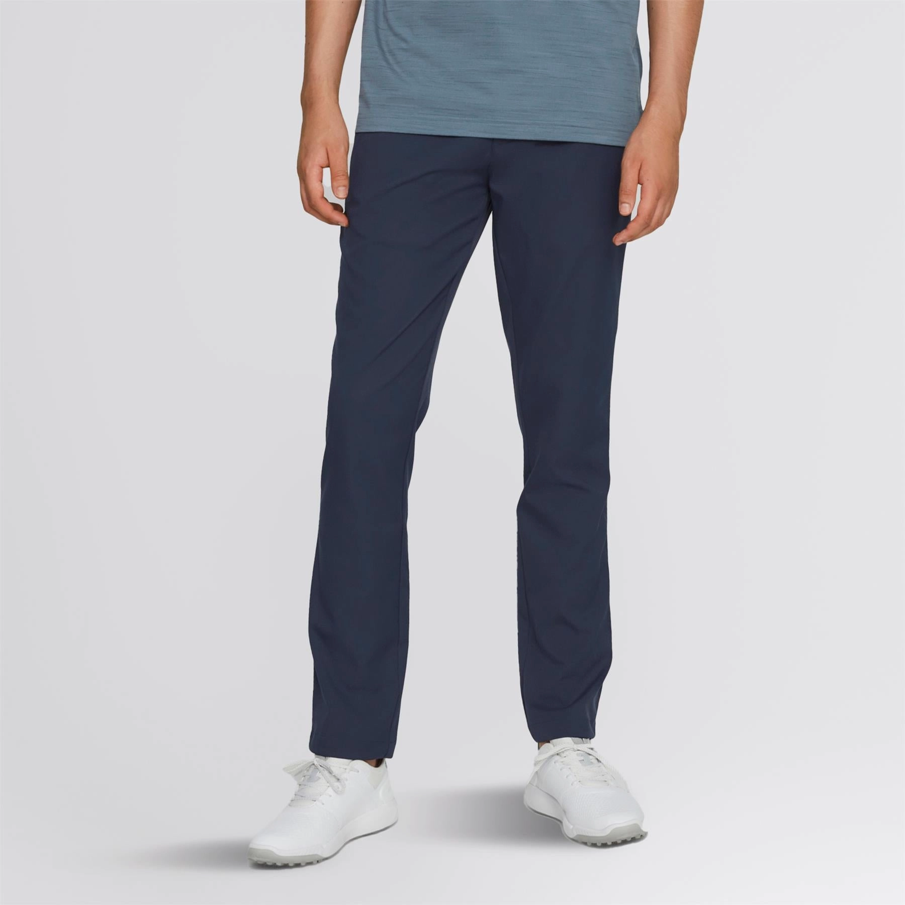 Dealer Tailored Trousers Deep Navy Puma men's athletic clothing