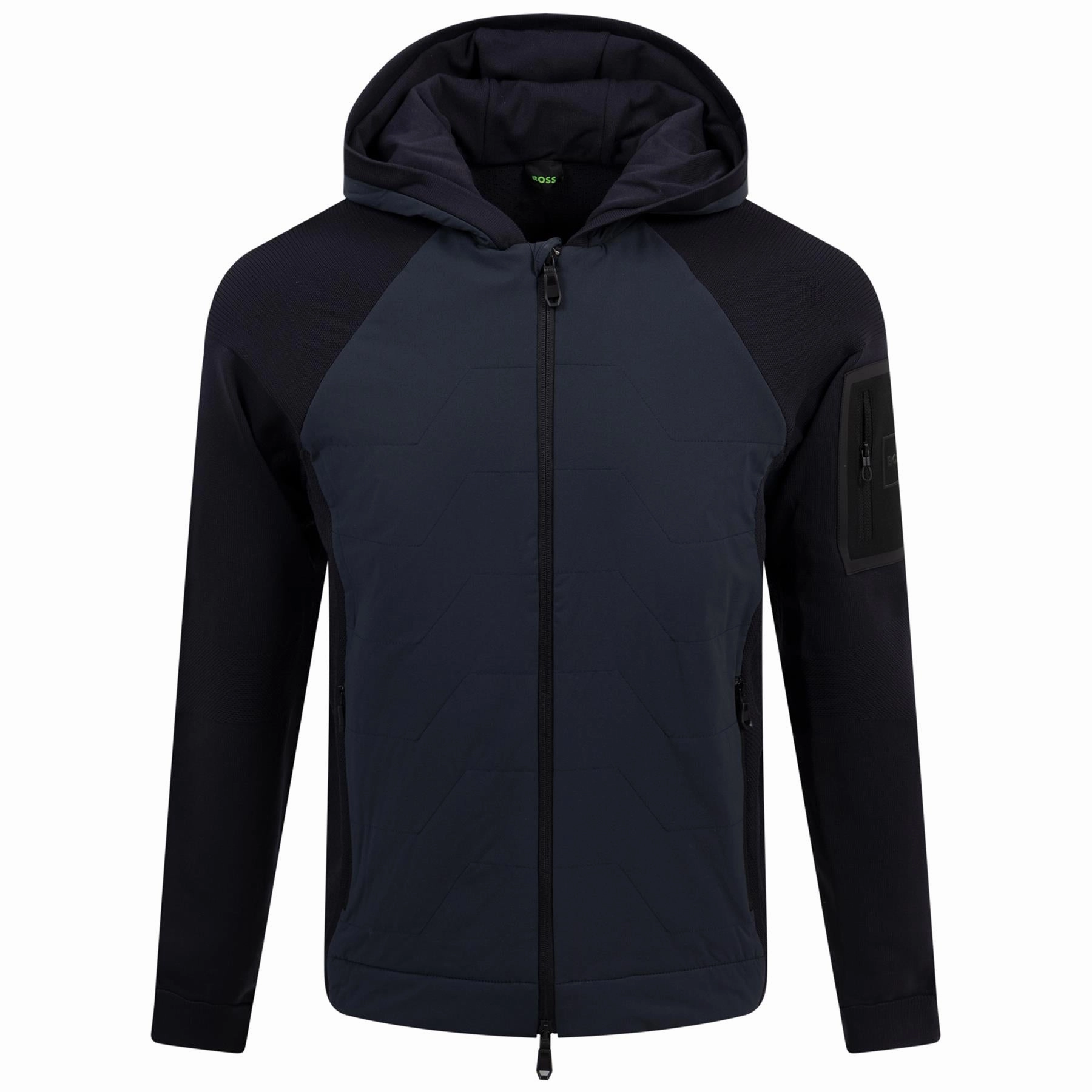 Desert Full Zip Hoodie Dark Blue Boss Men's Fashion