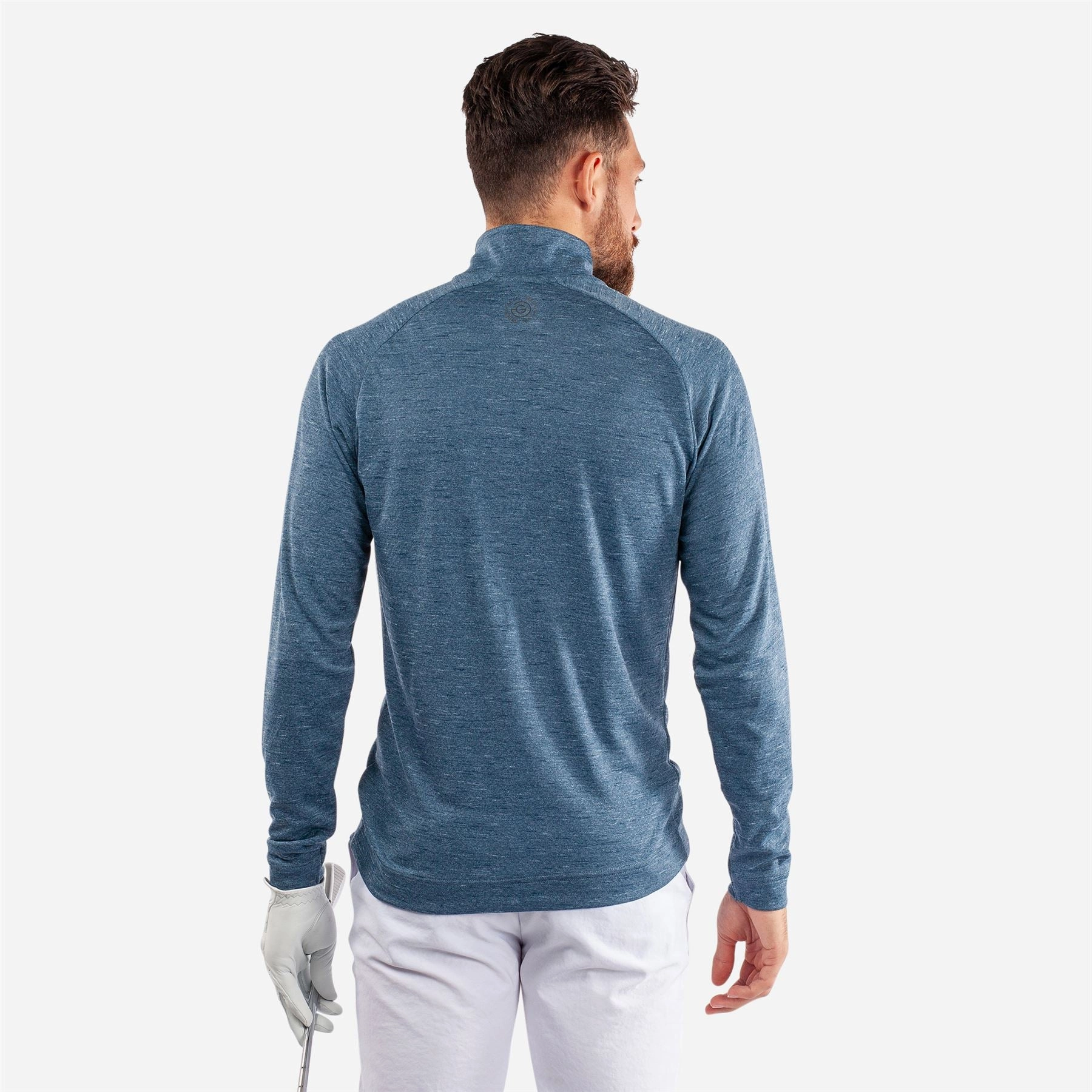 Dion INSULA Mid Layer Blue Melange Galvin Green Men's Apparel