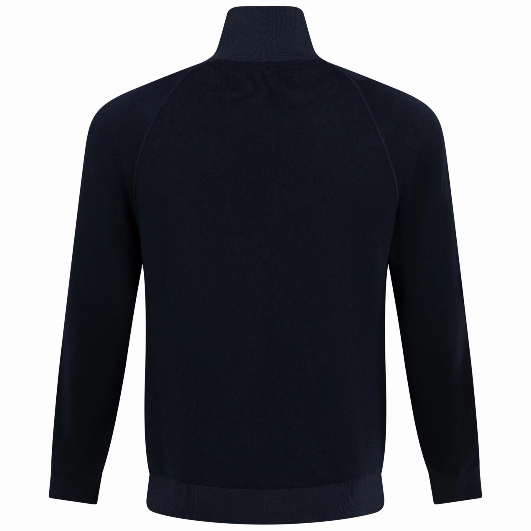 Domico Full Zip Cardigan Dark Blue Boss Men's Fashion