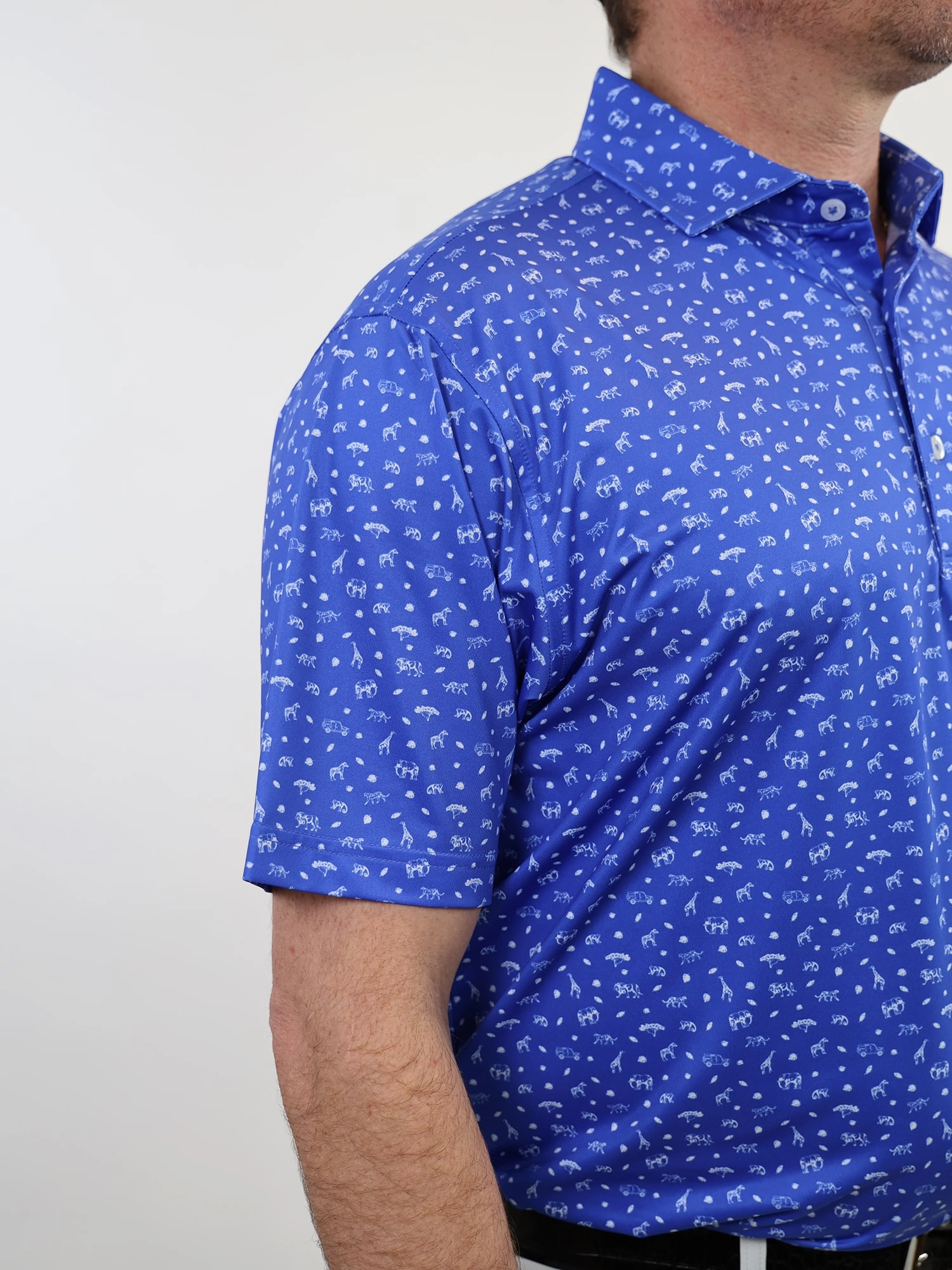 Donald Ross Mens Classic Fit ATHENS Polo - COBALT Donald Ross Men's Clothing